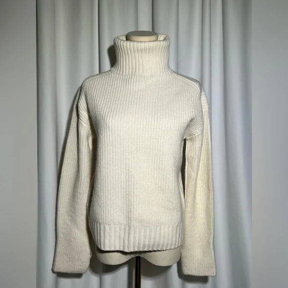 Veronica Beard Ecru Matilda Wool Cashmere Sweater | XS - Picture 9 of 13